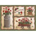 Associated Weavers Custom Printed Rugs GERANIUMS Geraniums Rug GERANIUMS